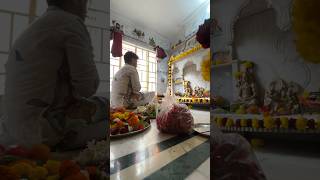 Gharpe shivji ka puja #theriderwithstetho #minivlog