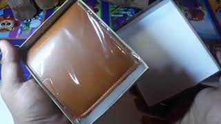 Dompet kulit asli warna bule (gudang jam) tes bakar