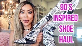 90's INSPIRED SHOE TRY-ON HAUL | Arika Sato