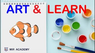 ART & LEARN ,Easy Painting ,Painting and Coloring for Kids, Learn color