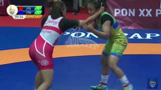 BANTING KANAN.!!! BANTING KIRI.!!! Jateng VS Jatim PEREBUTAN PERUNGGU(62kg) GULAT PON XX PAPUA 2021