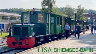 CHIEMSEE-BAHN mit Lok LISA (in 4K)