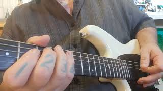 I wonder - riff and chord study