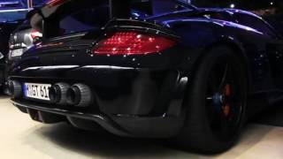 Startup and Driving Porsche Carrera GT