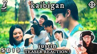 justin 'kaibigan' music video teaser Reaction  ARMYMOO Reacts For The First Time!