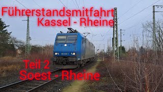 Führerstandsmitfahrt von Kassel nach Rheine, Teil 2 von Soest nach Rheine