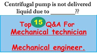 Mechanical Technician Job Interview Questions Answers in Hindi/Urdu.