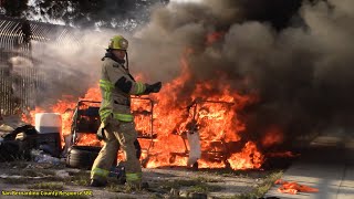 Homeless Encampment Fire & Colima IC Vegetation Fire - May/14