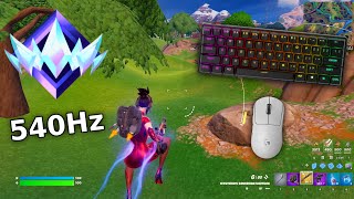 SteelSeries Apex Pro Mini ASMR 😴 Solo Gameplay 🏆 Satisfying Keyboard Fortnite 360 FPS 4K