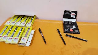 Unboxing and Review of Pentel iZee BX 457 and pentel slim grip Refillable Ball Point Pen