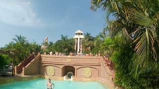 siam park the tower of power waterslide 90ft vertical drop epic !!!