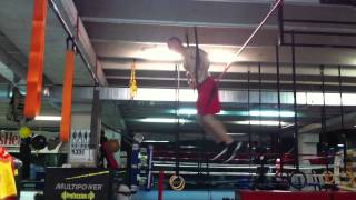 Muscle up on rings