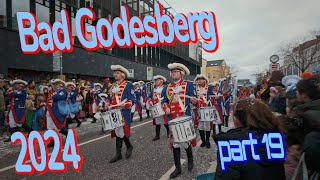 Karneval Bad Godesberg 2024, part 19, Tambourcorps "Siebengebirge" Thomasberg 1922 e.V., 4k