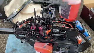 Nitron 600 heli engine running-in