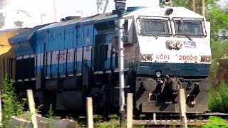 Spectacular Twin & Single Diesel Trains Grand Arrivals & Departures with EMD HUMMING SOUNDs