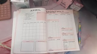 Budget close out, Closing out Both paychecks received in the month of April! #movingon #budgeting 📝