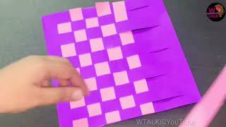 Paper weaving Activity for primary children | DIY | School activity | paper craft