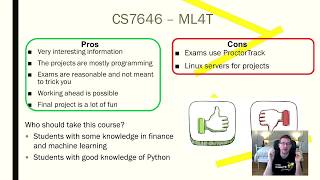 Georgia Tech OMSCS (s3e3) CS7646 Machine Learning for Trading, Final Review