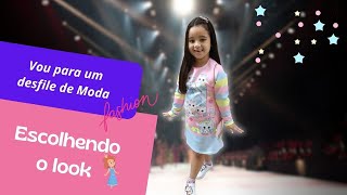 Vou participar de um DESFILE DE MODA KIDS | Escolhendo o Look perfeito| Vlog Canal da Marina