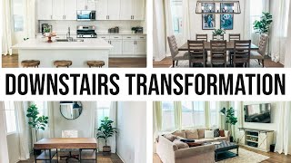 DOWNSTAIRS TRANSFORMATION | SETTING UP THE NEW HOUSE