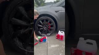 Wheel cleaning products