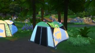 The Sims 4 Retiro Ao Ar Livre Oba-Oba Na Barraca