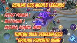 REALME C55 MOBILE LEGENDS | REALME C55 GAMING TEST