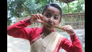 Cute girl Bihu Dance | Assam