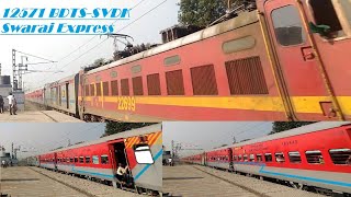 12471 BDTS - SVDK LHB  Swaraj Express on its First Commercial Run.