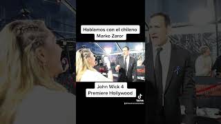 Hablamos con el chileno Marko Zaror para la #hollywood premiere de #johnwick4 #keanureeves