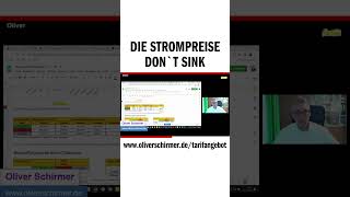 Die Strompreise don`t sink