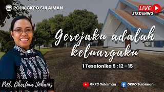 Ibadah Live Streaming | Minggu 27 Oktober 2024 | POUK GKPO Sulaiman