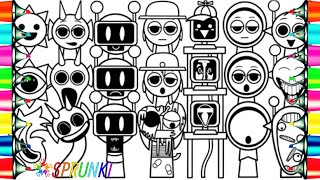 Incredibox Sprunki Coloring Pages / Phase 1 VS Phase 2 VS Phase 3 / NCS Music