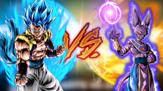 Gogeta SSB vs Beerus Hakai Form Fight with new moves in Stickman Warriors