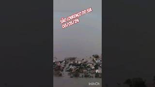 CIDADE DE SÃO LOURENÇO DO SUL SENDO INVADIDA PELAS ÁGUAS NO RS