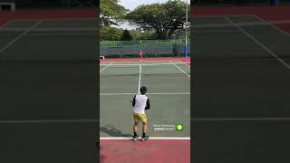 clean striking #tennis #tennisshorts #tennismatch #tennisplayer #tennistime #tennispractice #ats