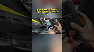 cara mengecek arus pengisian pada beat fi saat aki di lepas #beatinjeksi #akisoak #motormati