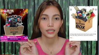 UNBOXING MYSTERY BOX FROM LAZADA & SHOPEE| SINO ANG SCAM?