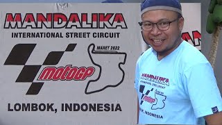 persiapan balapan motogp Mandalika Lombok