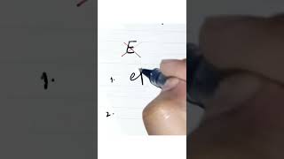 E Letter Signature #shorts #viral #trending #signature #new #amazing