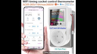 Watt Meter, Plug-in Socket Power Meter S1