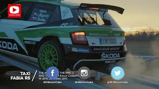 NEW SKODA FABIA R5 TAXI 2024 - PRAGA - RALLY STYLE TAXI DRIVES IN PRAGUE