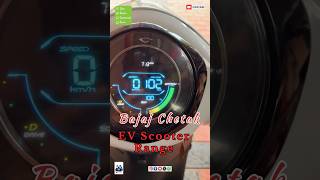 Bajaj Chetak EV Scooter Range#bajajelectricals #evscooter #viralvideo #shortsfeed #solarenergy