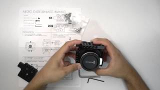 Micro Cinema Camera Cage from Wooden Camera Unboxing and Assembly