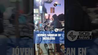 Jóvenes saquean un 7 Eleven en bicicletas 🚲 #noticias #noticiasenespañol #news #eeuu