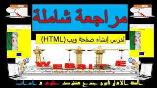 تمرين مقترح لاختبار الفصل الثالث لسنة الأولى ثانوي|مراجعة درس html|كيفية إنشاء صفحة ويب