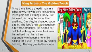 King Midas - The Golden Touch. Listening and Practice English. Most useful  for TOEFL Listening