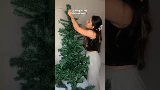 putting up my Christmas Tree 🎄🎀#cherryjain #viralit #goviralshorts #christmasshorts #christmas2023