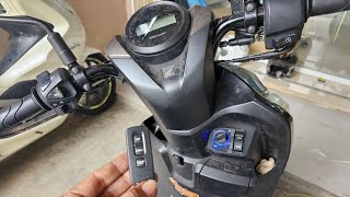 New honda genio pasang keyless PCX modul dan remot pakai alarm new scoopy vario