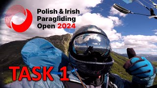 Polish & Irish paragliding open 2024 : TASK1